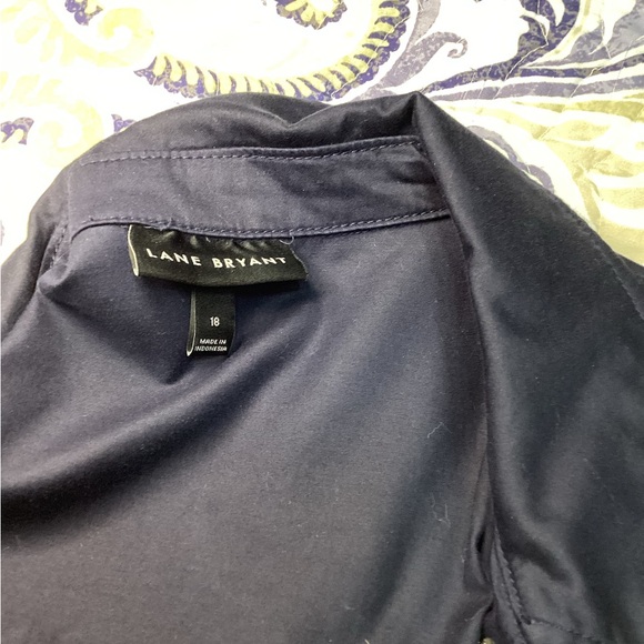 Lane Bryant Blue Utility Jacket Classic Design - Picture 3 of 3
